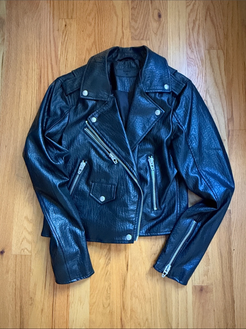 Blank NYC Moto Jacket - Women's Faux Leather Biker Coat